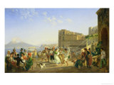 Buy Italian Dancing, Naples, 1836 at AllPosters.com