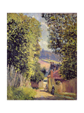 A Road in Louveciennes, 1883