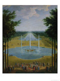 Buy View of the Bassin D'Apollon in the Gardens of Versailles, 1713 at AllPosters.com