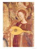 Buy Virgin and Child Enthroned with Six Angels, Detail of an Angel Musician, 1437-44 at AllPosters.com