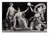 Buy Liberty Armed with the Sceptre of Reason Striking Down Ignorance and Fanaticism, 1793 at AllPosters.com
