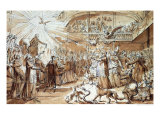 Buy Caricature of the Clergy at the Constituent Assembly of December 1790 at AllPosters.com