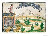 Montezuma II Watching a Comet, 1579
