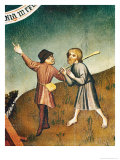 Buy Adoration of the Magi, Detail of the Annunciation to the Shepherds, circa 1440 at AllPosters.com