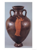 Buy Attic Red Figure Amphora Depicting a Musician Playing a Lyre at AllPosters.com