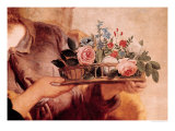 Buy Our Lady of the Rosary, Detail of the Basket of Flowers at AllPosters.com