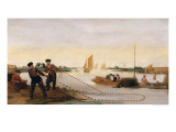 Buy Two Fishermen Pulling in Their Nets at AllPosters.com