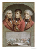 Buy Portrait of the Three Consuls of the Republic and Barthelemy 2nd August 1802 at AllPosters.com