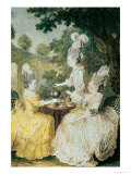 La Marquise de Montesson, La Marquise de Crest and La Comtesse de Damas Drinking Tea