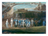The Siege of Yorktown, 1st-17th October 1781, Detail of the Central Group, 1784
