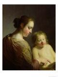 Buy The Virgin Teaching the Infant Christ to Read, circa 1630 at AllPosters.com