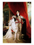 The Prince Regent, Later George IV in His Garter Robes, 1816 Giclee Print