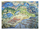 Buy View of Nice, from the "Suleymanname" 1545 at AllPosters.com