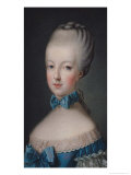 Buy Portrait of Marie-Antoinette de Habsbourg-Lorraine after the Painting by Joseph Ducreux 1770 at AllPosters.com