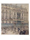 Buy The Start of the Paris-Brest Bicycle Race in Front of the Offices of "Le Petit Journal" at AllPosters.com