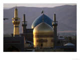 The All-Gold Dome and Minaret of the Shrine of Imam Reza, the 8th Shi-Ite Imam