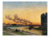 Buy Setting Sun at Ivry, circa 1872-73 at AllPosters.com
