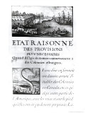 Buy Frontispiece to "L'Etat Raisonne" at AllPosters.com