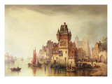 Buy A View on the River, Dordrecht, 1879 at AllPosters.com