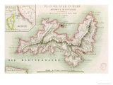Map of the Island of Elba, 1814