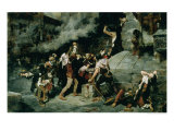 At the Feet of the Saviour, Slaughter of the Jews in the Middle Ages, 1887