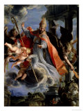 Buy The Triumph of St. Augustine 1664 at AllPosters.com