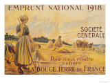 Buy Poster for the Loan for National Defence from the Societe Generale, 1918 at AllPosters.com