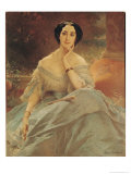 Buy Portrait of the Countess of Hallez-Claparede, 1857 at AllPosters.com