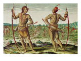 Buy Inhabitants of Virginia, from "Admiranda Narratio...", Published by Theodore de Bry at AllPosters.com
