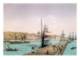 Buy View of the Port of Boulogne, from a Series Entitled "La France de Nos Jours", 1856 at AllPosters.com