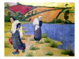 Buy Washerwomen at the Laita River, Near Pouldu, 1892 at AllPosters.com