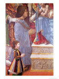 Buy Detail of Ludovico Il Moro and His Son Massimiliano from the Sforza Altarpiece, circa 1495 at AllPosters.com