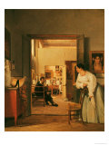 The Studio of Ingres in Rome, 1818