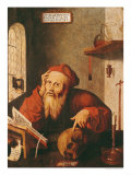 St. Jerome, after a Painting by Quentin Massys or Metsys