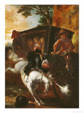 Buy With a Musket on His Back, Ragotin Climbs onto His Horse to Accompany the Troupe at AllPosters.com