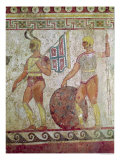 Foot Soldiers, Tomb Painting from Paestum