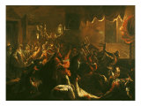 Buy La Tripotiere's Distress at Her Broken Furniture, from "Roman Comique" by Paul Scarron 1712-16 at AllPosters.com