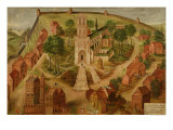 Buy The Church of Saint-Gery, Cambrai, on the Mont des Boeufs, 1543 at AllPosters.com