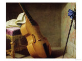 Buy Bass Viol, Score Sheet and a Sword, 1693 at AllPosters.com