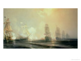 Buy Naval Battle in Chesapeake Bay, 3rd September 1781, 1848 at AllPosters.com