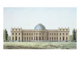 Buy Royal Palace at Laeken, View from the Park, Published 1827 at AllPosters.com