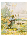 Buy The Wolf as a Shepherd, from the "Fables" by Jean de La Fontaine at AllPosters.com