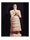 Statue of Itur-Shamagen, King of Mari, at Prayer, from Mari, Middle Euphrates, 2800-2300 BC