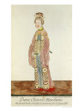 Buy Portrait of a Mandarin Woman of the Second Order Wearing a Summer Ceremonial Costume at AllPosters.com
