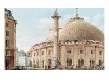 Buy View of the Grain Market and the Astronomical Column, Paris, 18th-19th Century at AllPosters.com