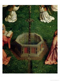 Buy The Ghent Altarpiece: the Fountain of Life, Detail from the Adoration of the Mystic Lamb Main Panel at AllPosters.com