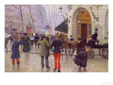 The Boulevard des Capucines and the Vaudeville Theatre, 1889
