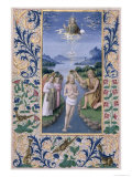 Buy Baptism of Christ, from the "Book of Hours of Louis D'Orleans", 1469 at AllPosters.com