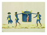 A Noblewoman Being Carried by Two Slaves