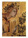 Buy The Annunciation with St. Margaret and St. Asano, Detail of the Archangel Gabriel, 1333 at AllPosters.com